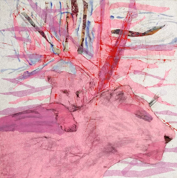 Cathy Josefowitz — "Lionne et son petit"