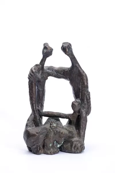 Cesare Ferronato (1927) "Geborgen" (1986) — DognyAuction