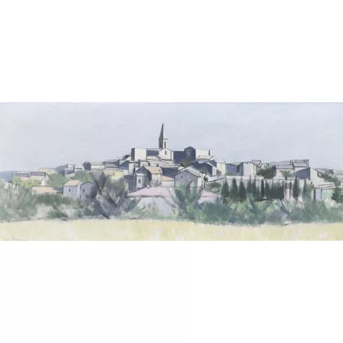 Charles Barraud — Mediterrane Stadtansicht.