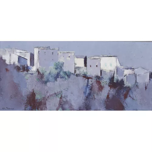 Charles Barraud — "Village dans le midi de la France".