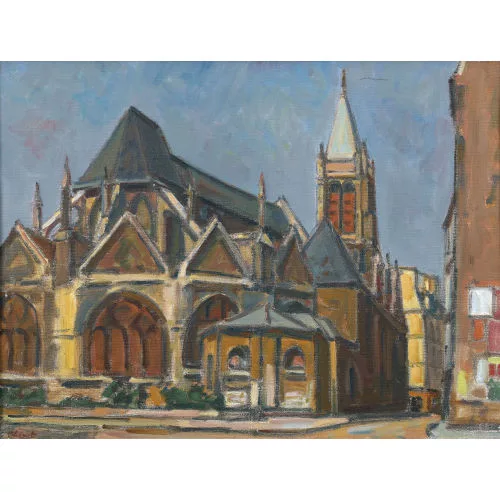 Charles Chinet — "Eglise St-Séverin Paris".