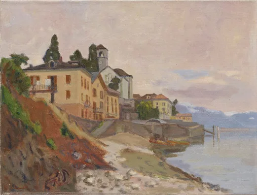 Charles Chinet — Bord du lac à St. Saphorin