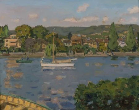 Lac Léman à Rolle" et Cheval attelé 1940