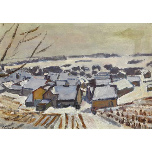Charles Chinet — Winterlandschaft.