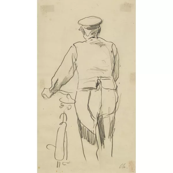 Charles Chinet — Mann mit Fahrrad.