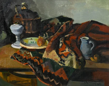 Nature morte au tapis
