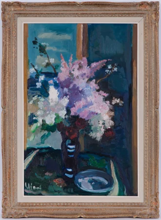 Lilas au paravent