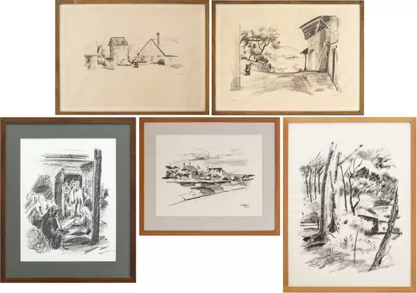 Charles CLEMENT (1889-1972), dessins et lithographies — DognyAuction