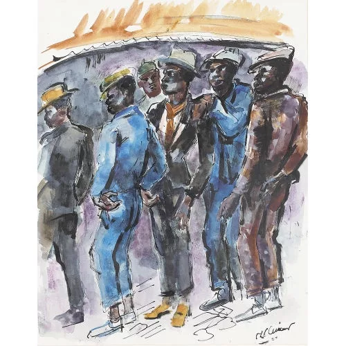 Charles Clément — "Personnes à Marseille".