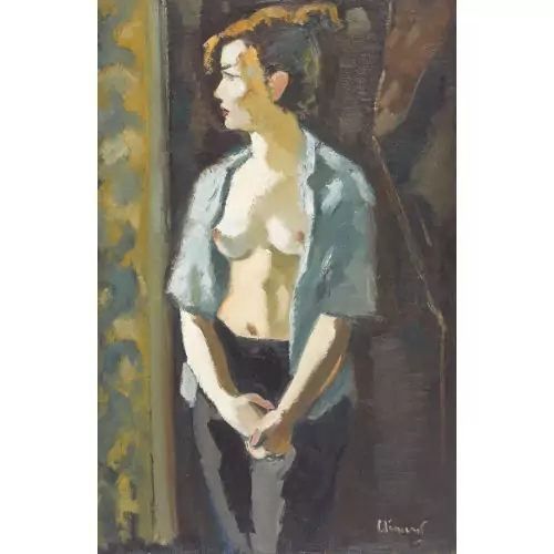 "Jeune femme à la blouse verte"