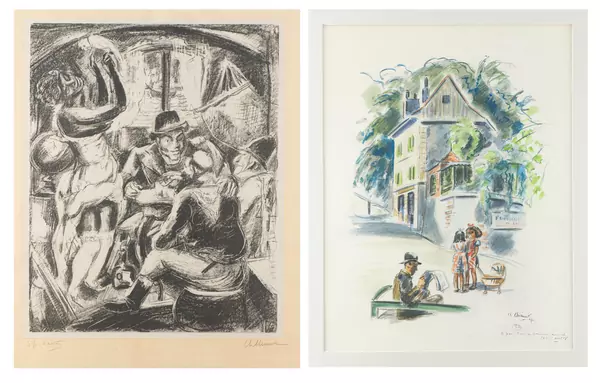 Charles CLÉMENT (1889-1972), deux lithographies — DognyAuction