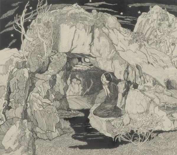 Charles Clos Olsommer — Méditation nocturne