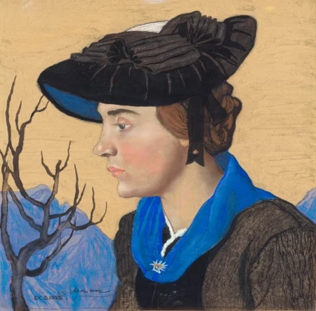 Valaisanne pensive, 1928