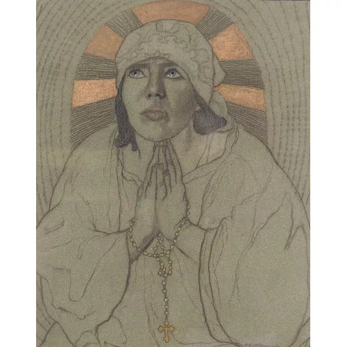 Charles Clos Olsommer — "Prière au chapelet".