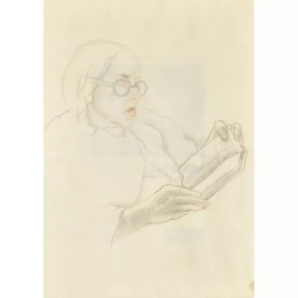 Charles Clos Olsommer — Femme lisant.