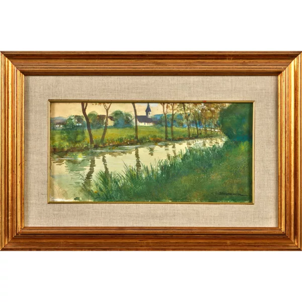 Charles Clos Olsommer — La rivière.