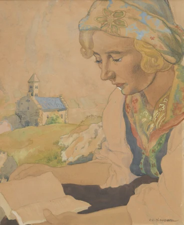 Valaisanne à la lecture
