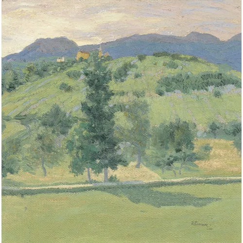 Charles Clos Olsommer — Sommerliche Landschaft.
