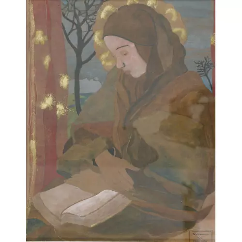 Lesende junge Frau