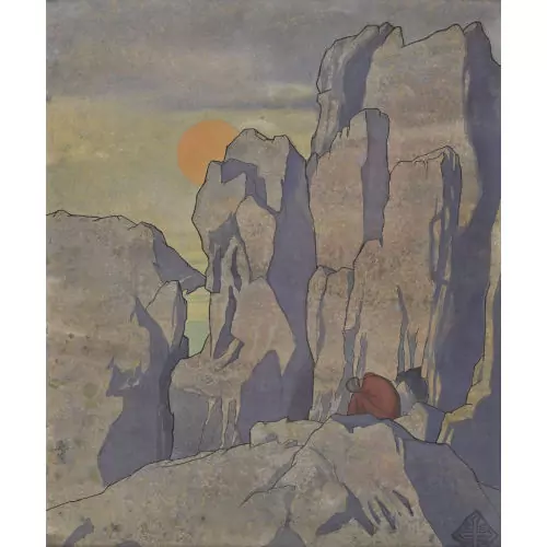 "Solitude aux rochers"