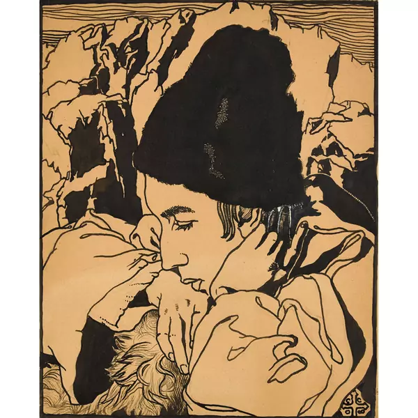 Portrait de Carlo Olsommer à l'age de 18 ans