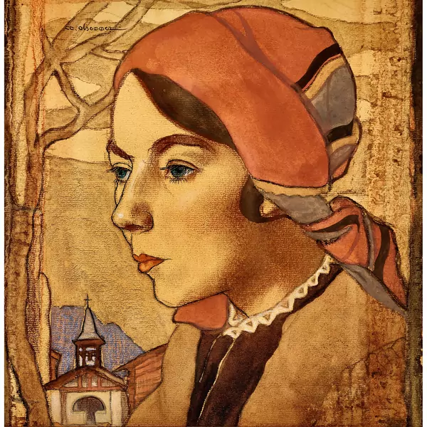 Portrait d'une valaisanne