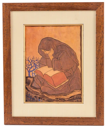 Femme lisant la bible