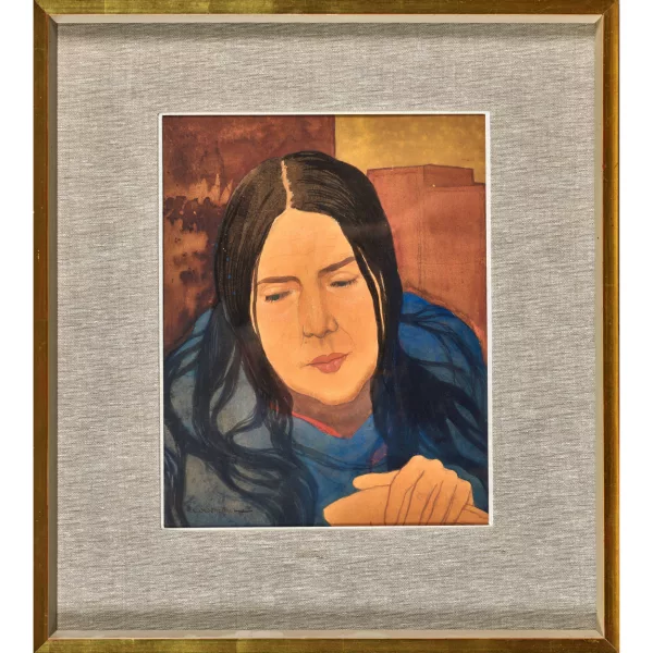 Charles Clos Olsommer — La pensive.