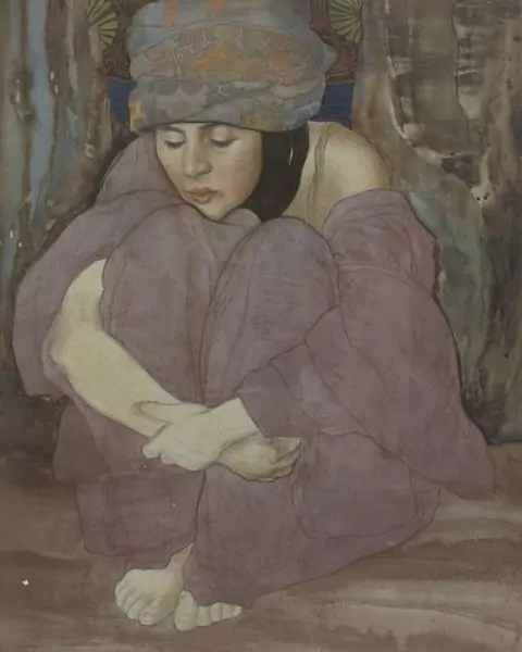 CHARLES CLOS OLSOMMER — Sitzendes Mädchen. 1931. — Koller Auktionen