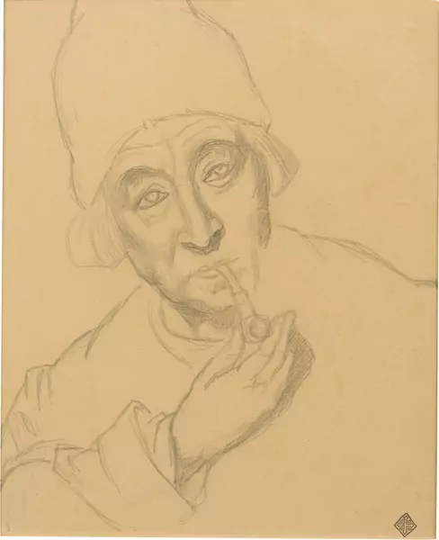 Charles Clos Olsommer — The Pipe Smoker
