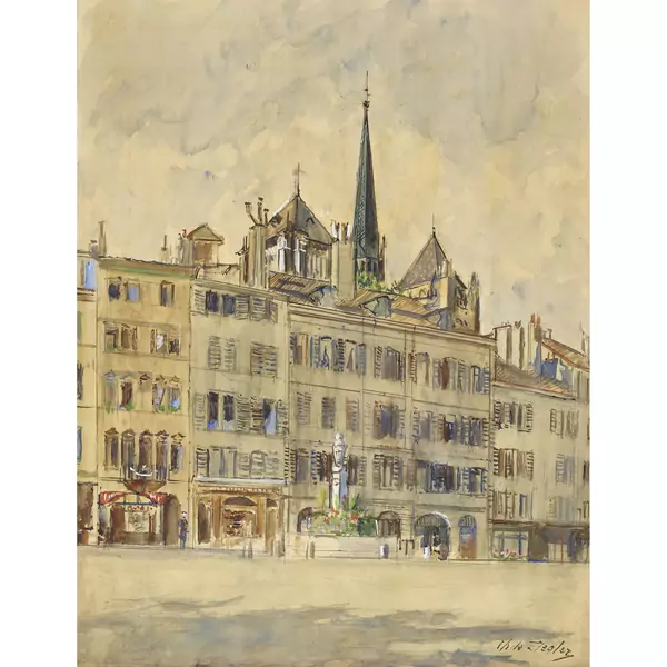 Place du Bourg-de-Four à Genève