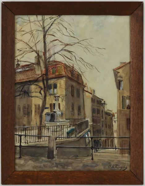 Charles de Ziegler — Charles De Ziegler (1890-1962), \Place du Bourg de