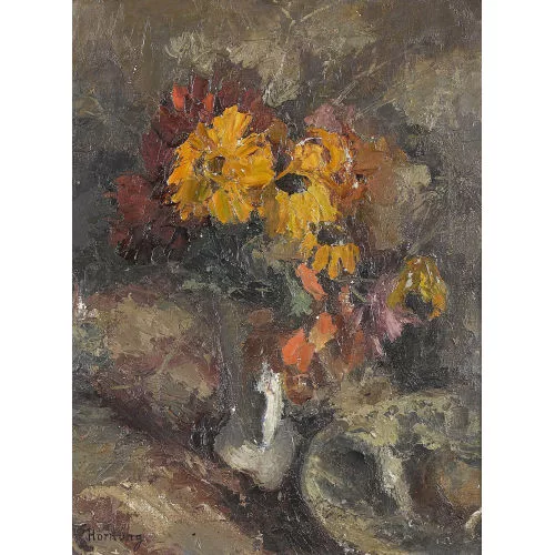 Charles-Émile Hornung — Blumenstillleben.