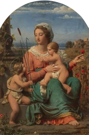 La vierge avec les deux enfants
