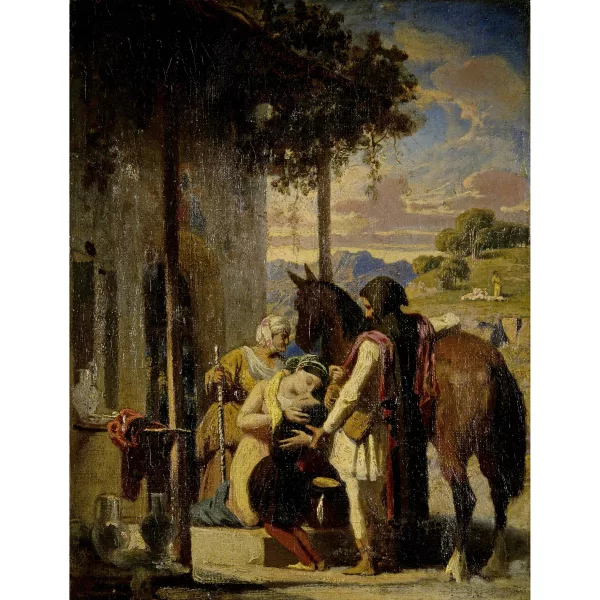 Charles Gleyre — Raphaël quittant la maison paternelle