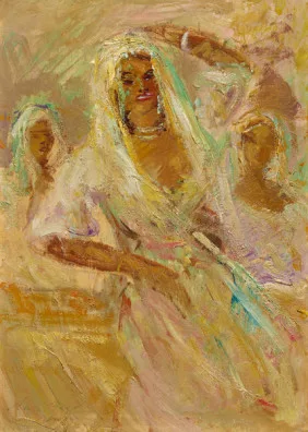 Charles Hug — Luxor (Frauenbildnis), 1953
