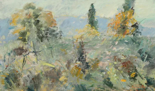 Charles Hug — Garten bei Greifenstein, 1959
