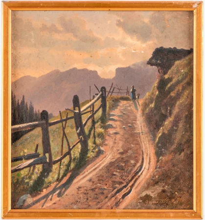 Chevrière dans la montagne