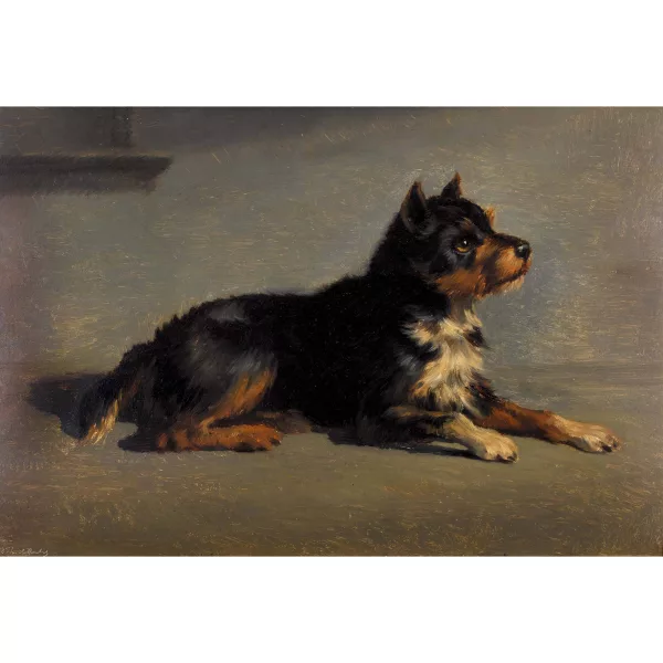 Charles Humbert — Liegender Hund.