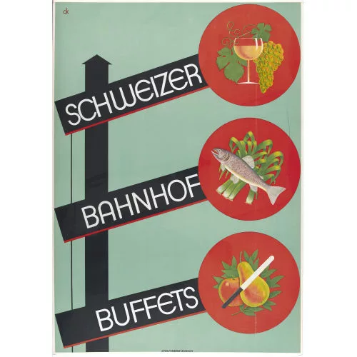 Charles Kuhn — "Schweizer Bahnhof Buffet".