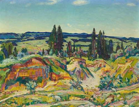CHARLES L'EPLATTENIER — Chaîne du Mont Racine. 1932. — Koller Auktionen