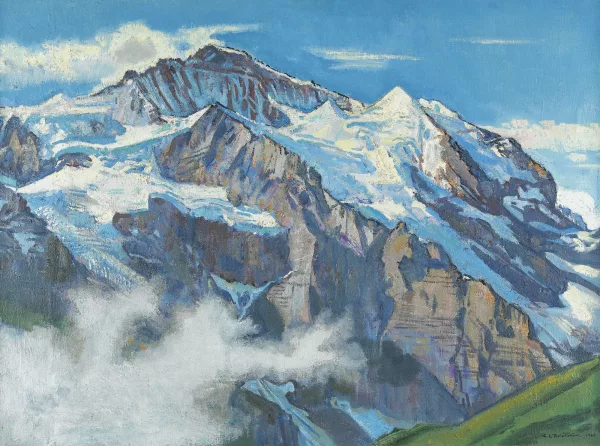 Charles L’Eplattenier — Das Rosenhorn mit Berner Oberländer Alpengipfeln.