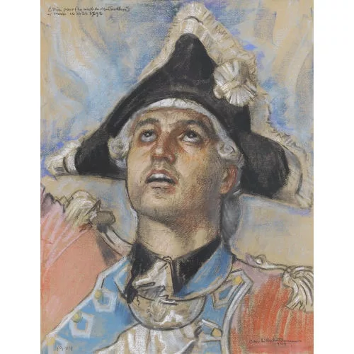 Charles L’Eplattenier — "Etude pour la morte de Montmellon à Paris le 10 août 1792".