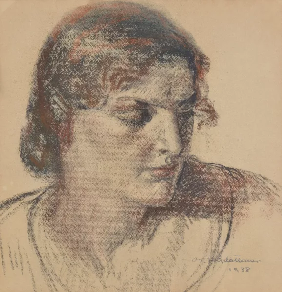 Charles L’Eplattenier — Portrait de femme