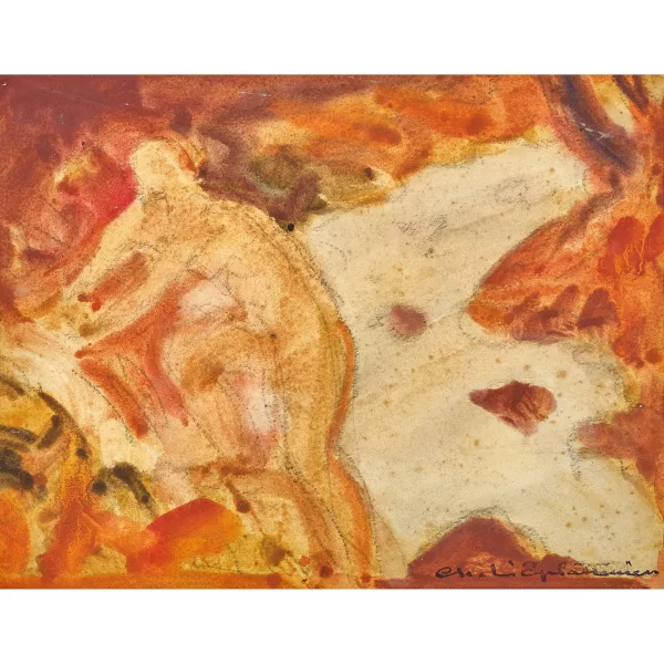 Charles L’Eplattenier — Femme debout.