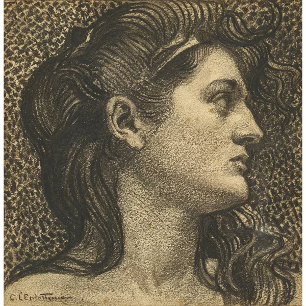 Charles L’Eplattenier — Mädchenkopf.