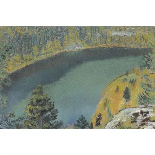 Charles L’Eplattenier — Herbstliche Doubslandschaft.
