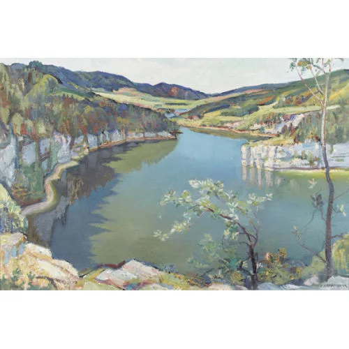 Charles L’Eplattenier — Bassin du Doubs au printemps.