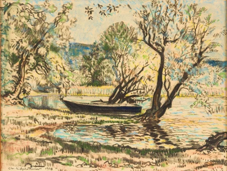 Barque amarée
