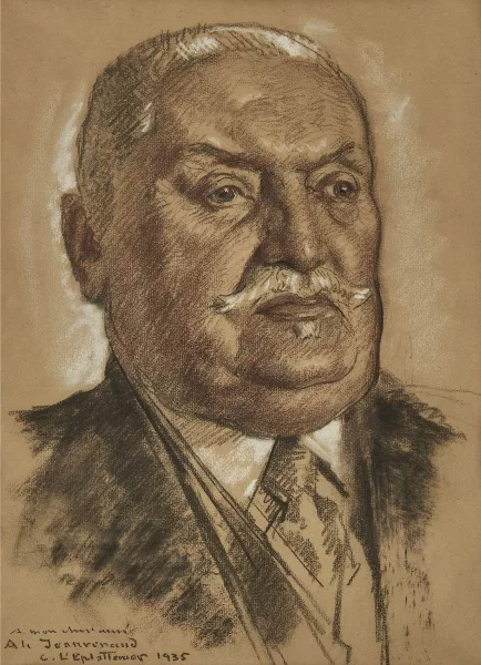 Charles L’Eplattenier — Portrait de monsieur Ali Jeanrenaud